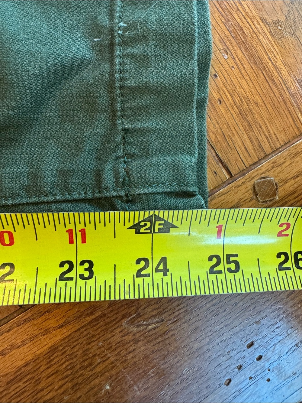 Madewell The Perfect Vintage Straight Pant in Dark Forest Wash: Pleated Edition - Picture 12 of 12